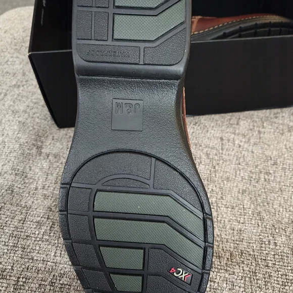 Johnston & Murphy Chestnut Leather Slip-Ons - Picture 2 of 6